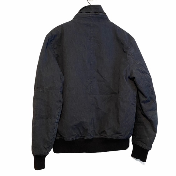 H&M men’s bomber jacket gun metal gray size 44R - Picture 2 of 9